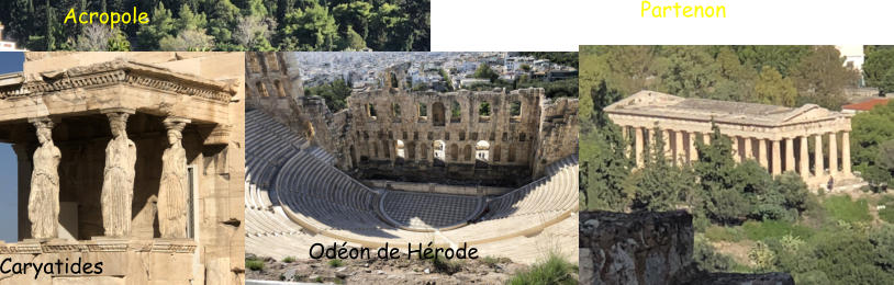 Acropole Partenon Caryatides Odon de Hrode